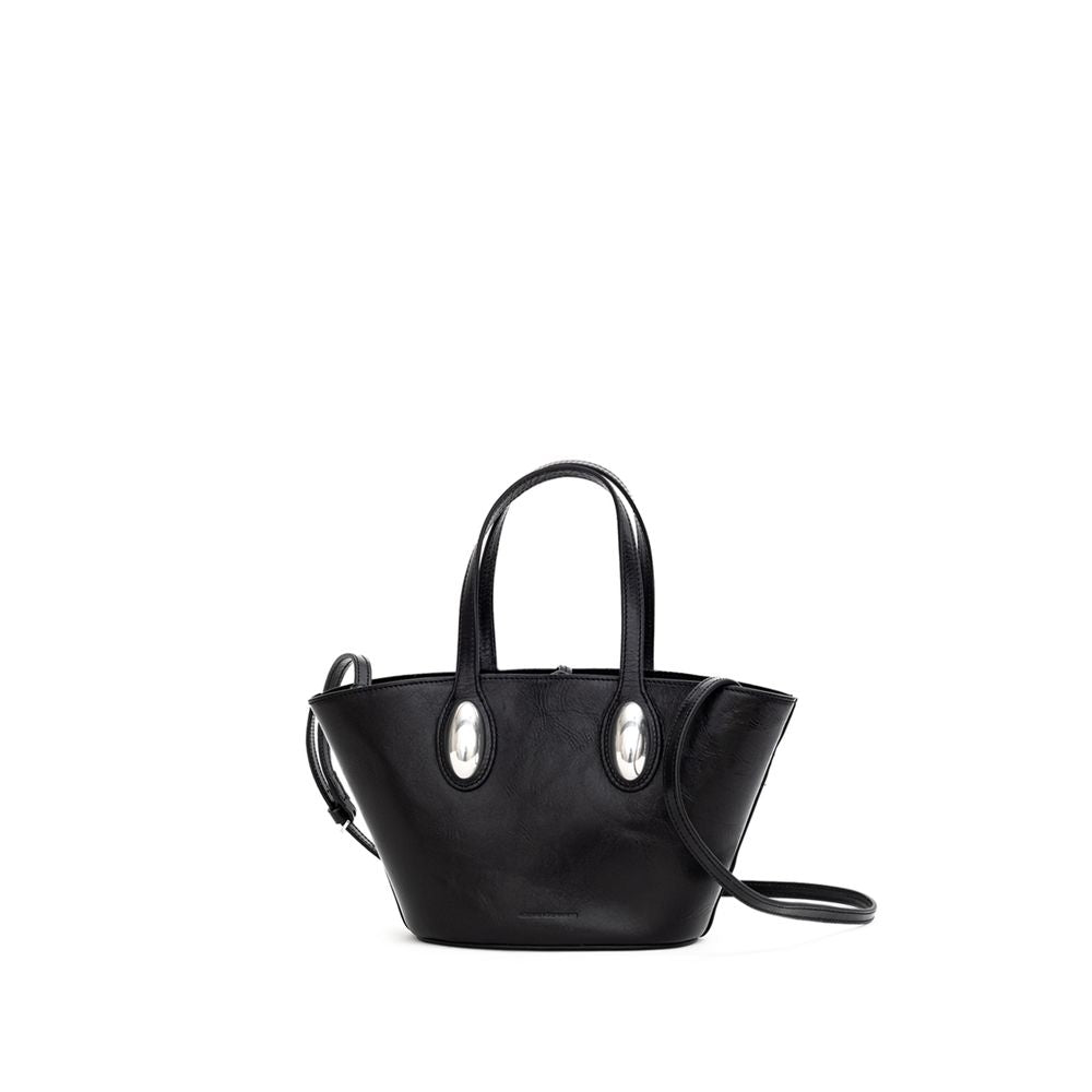 Alexander Wang Schwarze Leder Umhängetasche