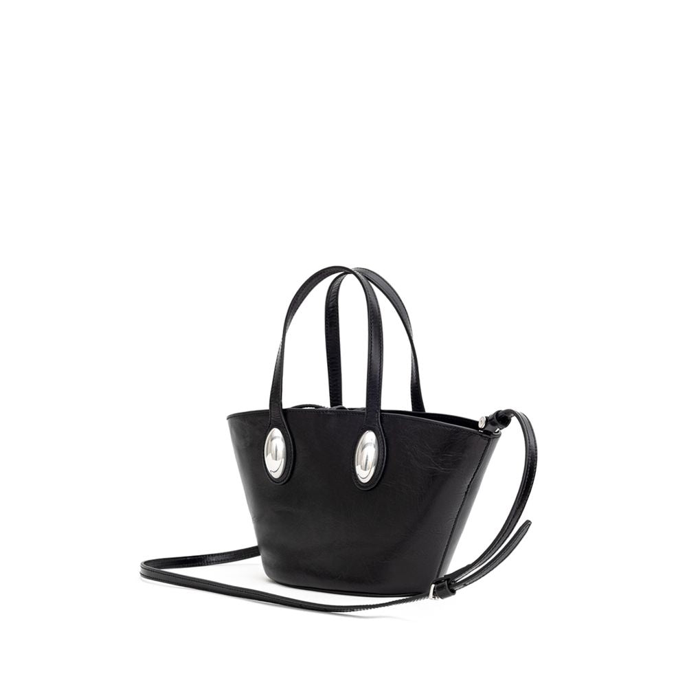 Alexander Wang Schwarze Leder Umhängetasche