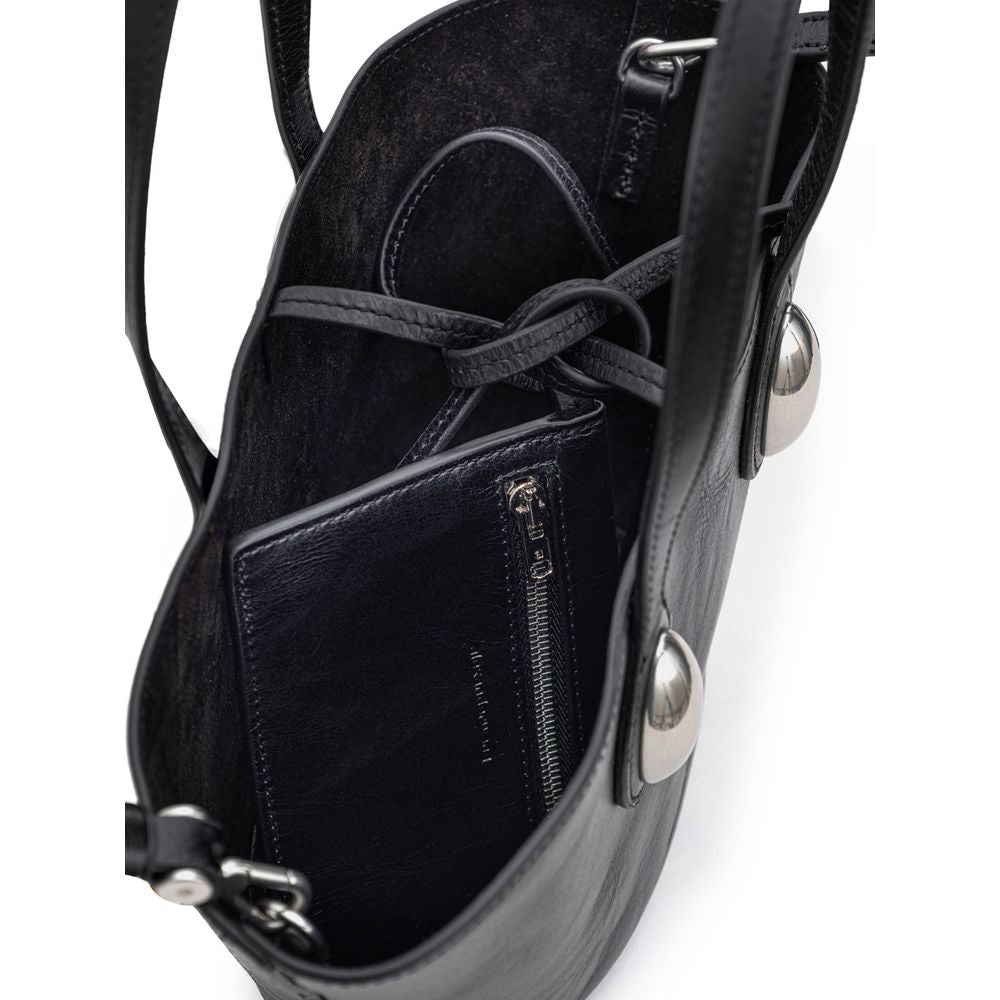 Alexander Wang Schwarze Leder Umhängetasche