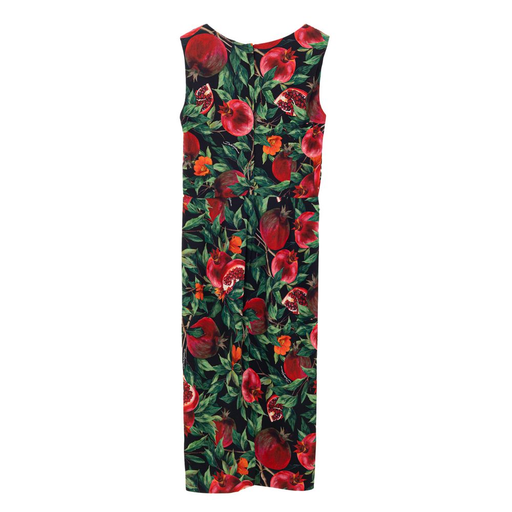 Dolce & Gabbana Zweifarbige Viskose-Maxikleid