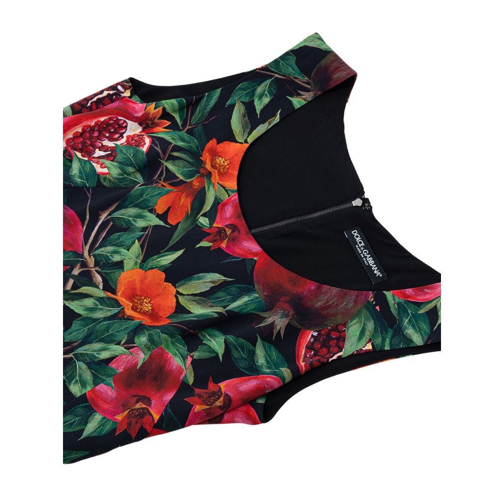 Dolce & Gabbana Zweifarbige Viskose-Maxikleid