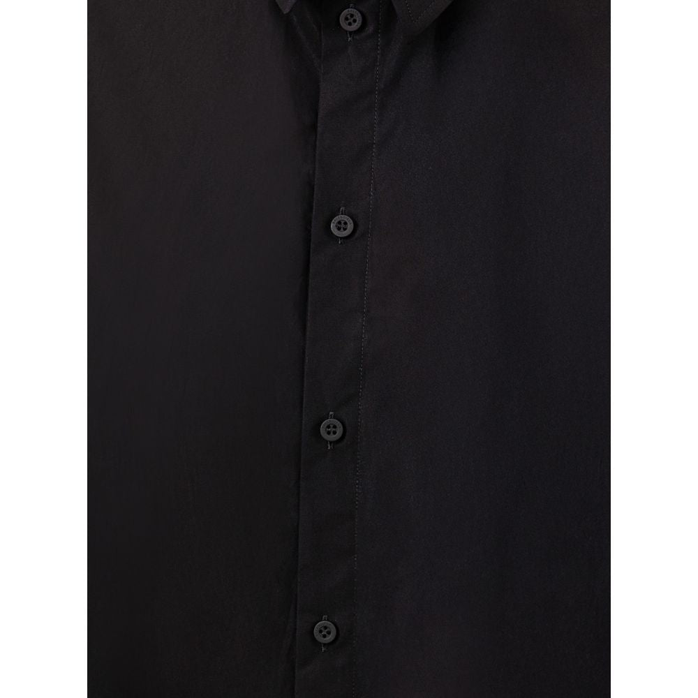 Balenciaga Schwarzes Baumwoll-Maxikleid