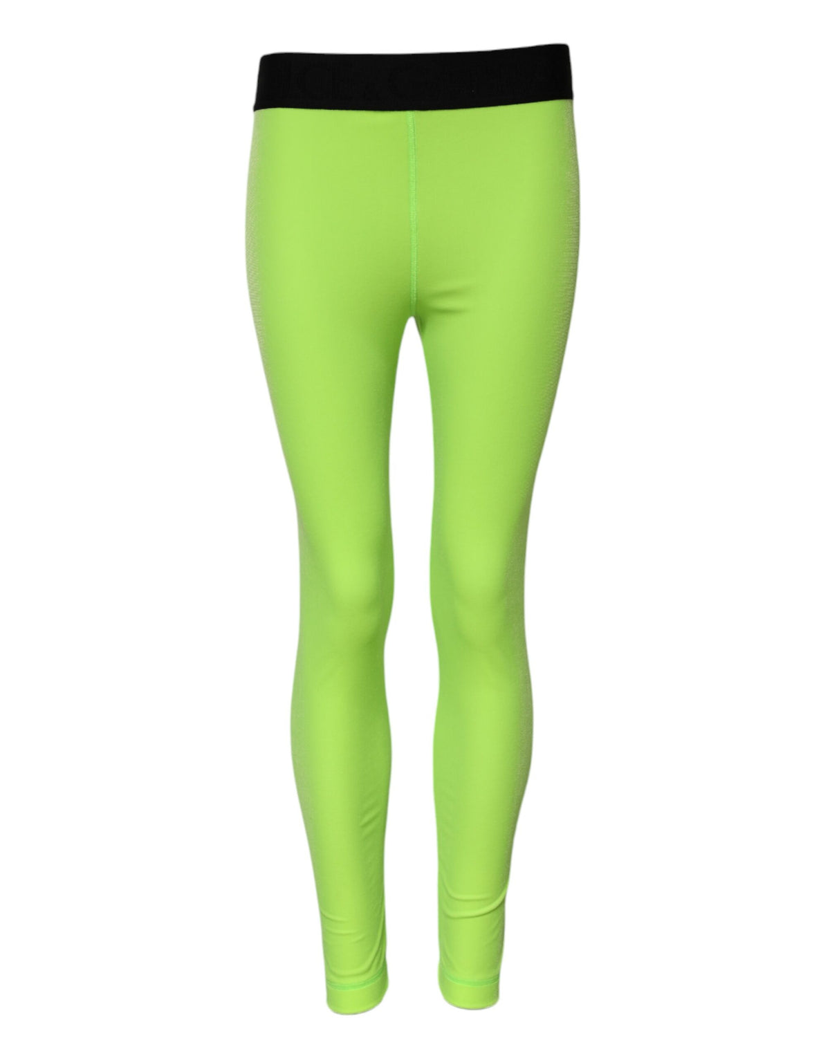Dolce & Gabbana Grüne Nylon Slim Fit Leggings Hose