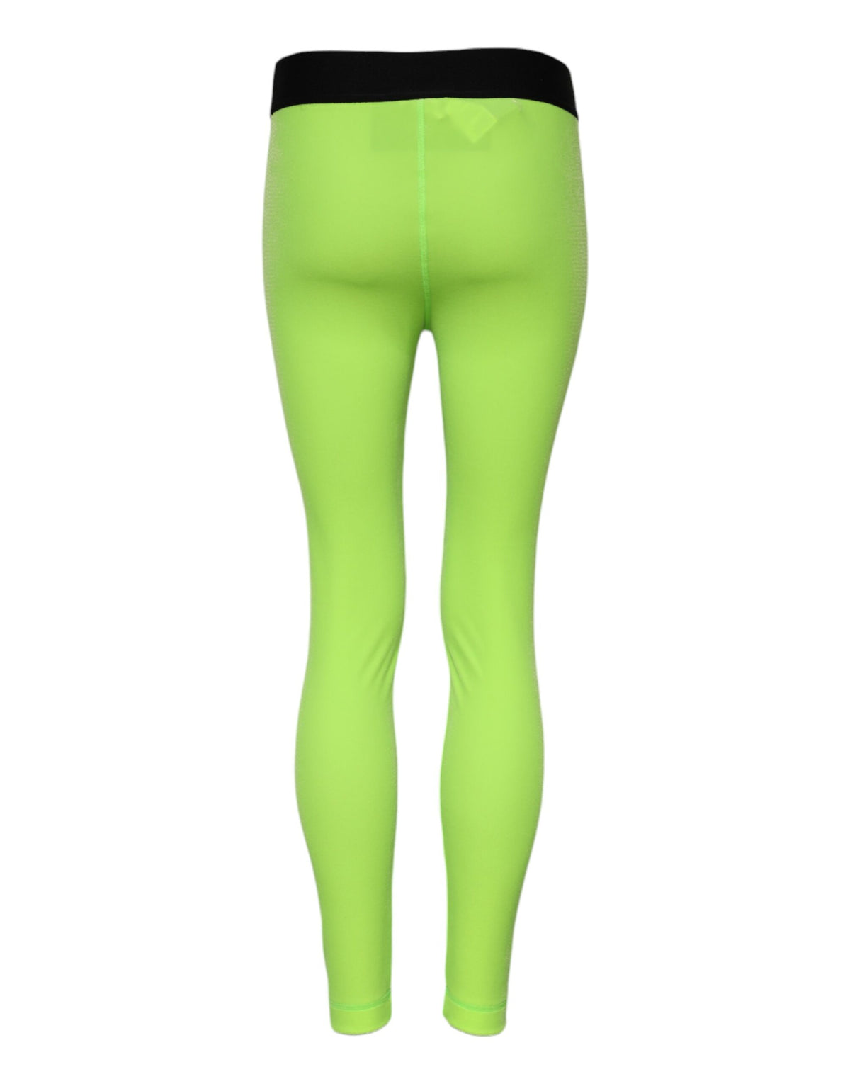 Dolce & Gabbana Grüne Nylon Slim Fit Leggings Hose