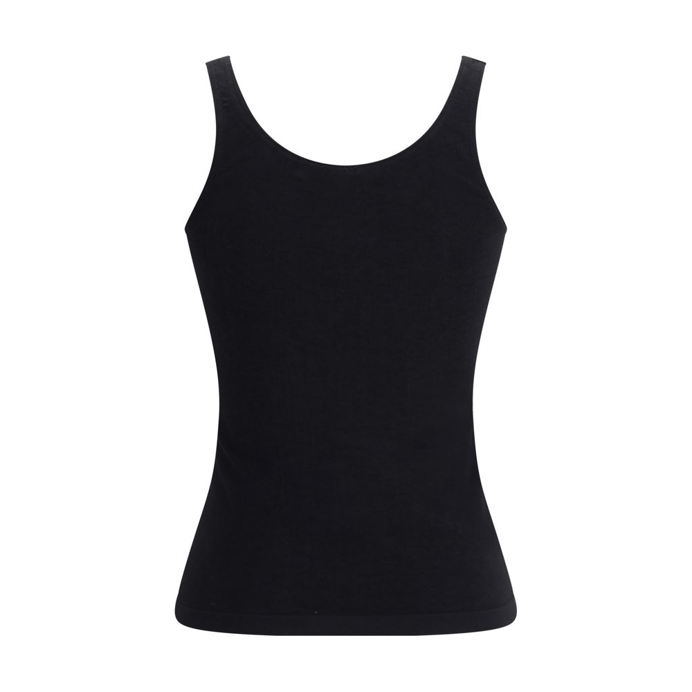 Wolford Schwarzes Baumwoll-T-Shirt
