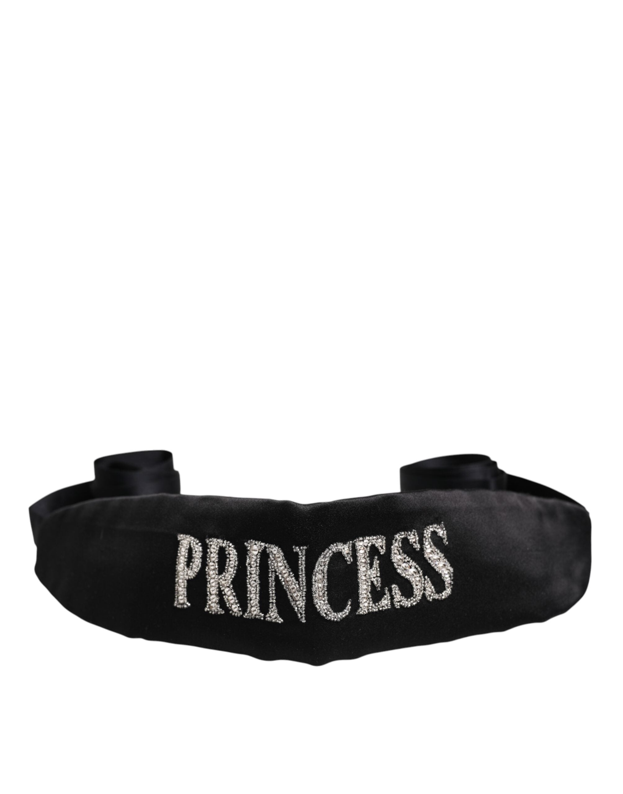Dolce & Gabbana Schwarzer Prinzessin Fantasy geflochtener Taillengürtel