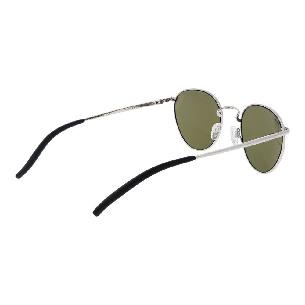 Serengeti Sonnenbrille aus silbernem Metall