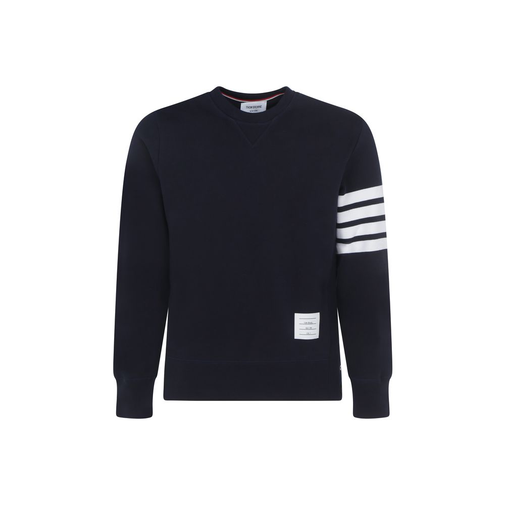 Thom Browne Blauer Baumwoll-Sweatshirt