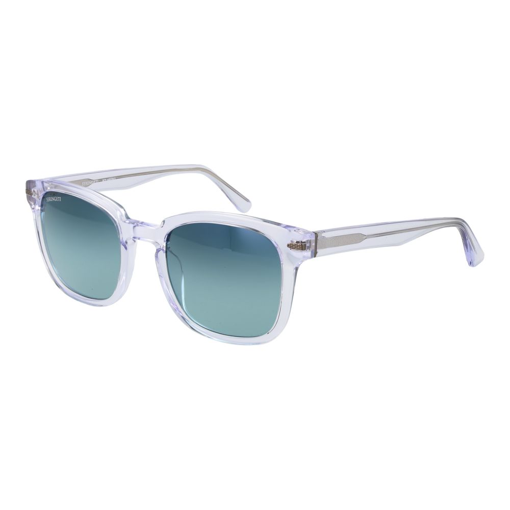 Serengeti Sonnenbrille aus transparentem Acetat