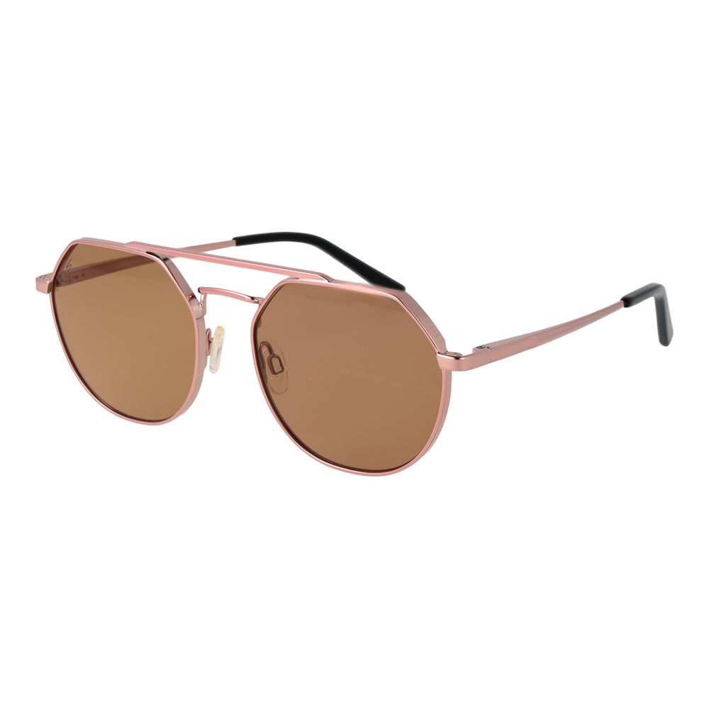 Serengeti Sonnenbrille aus Roségold-Metall