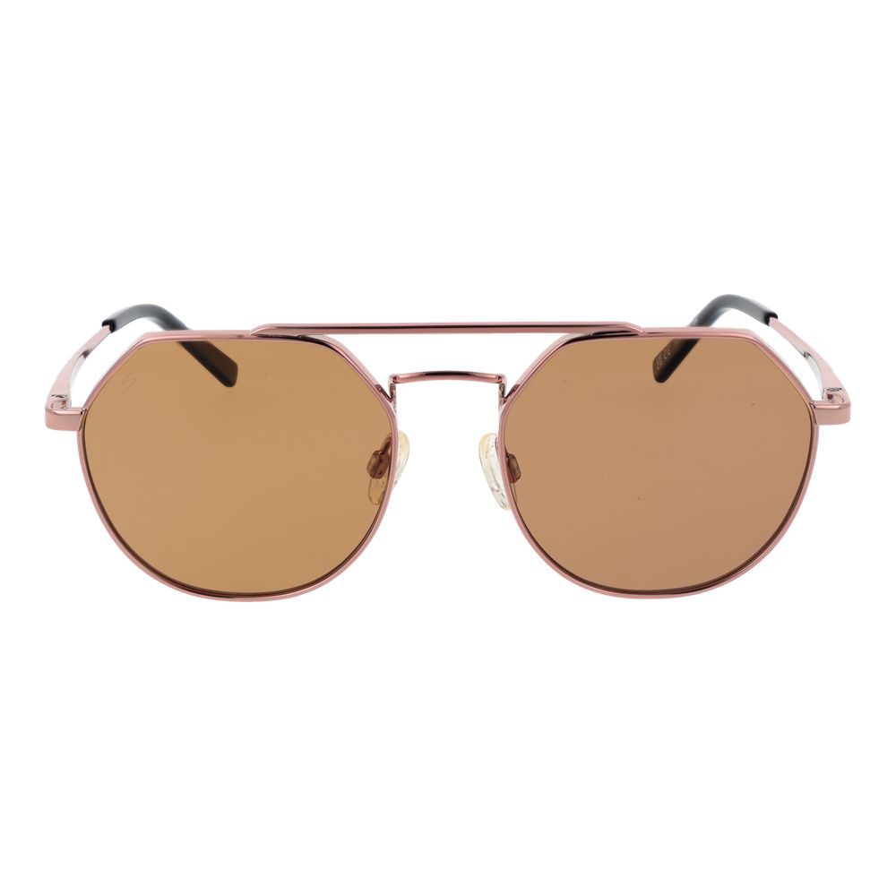 Serengeti Sonnenbrille aus Roségold-Metall