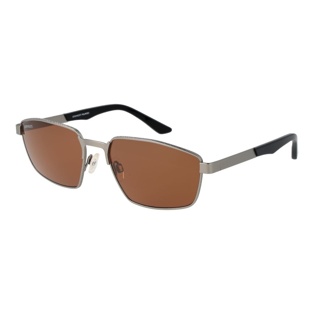 Serengeti Graue Sonnenbrille aus Metall