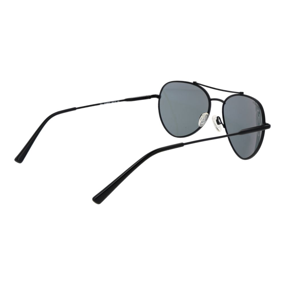 Serengeti Schwarze Sonnenbrille aus Metall