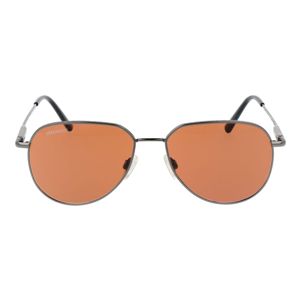 Serengeti Graue Sonnenbrille aus Metall