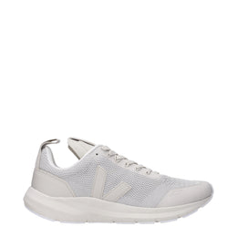 Veja Graue Stoff-Sneaker mit niedrigem Schaft