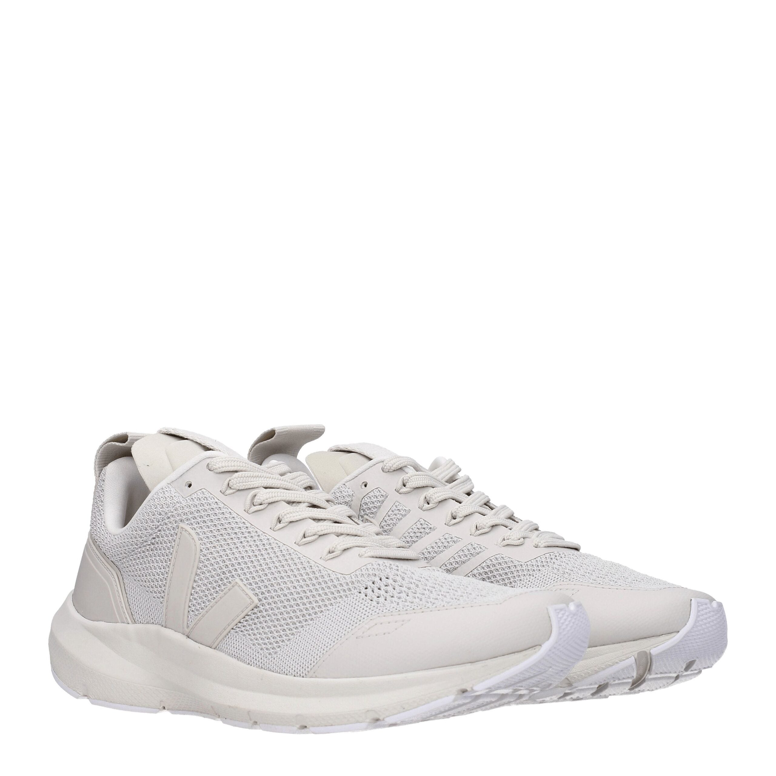 Veja Graue Stoff-Sneaker mit niedrigem Schaft