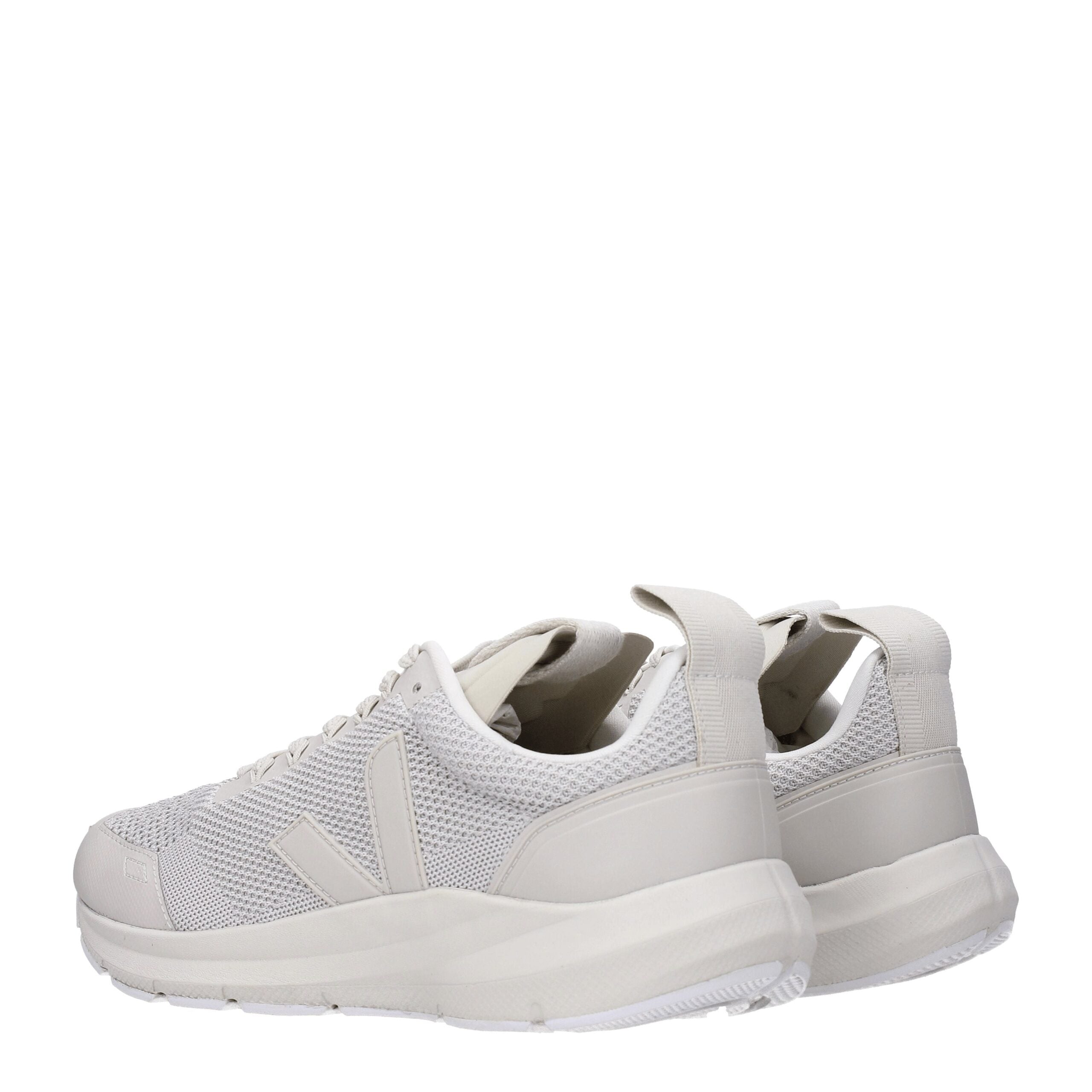 Veja Graue Stoff-Sneaker mit niedrigem Schaft