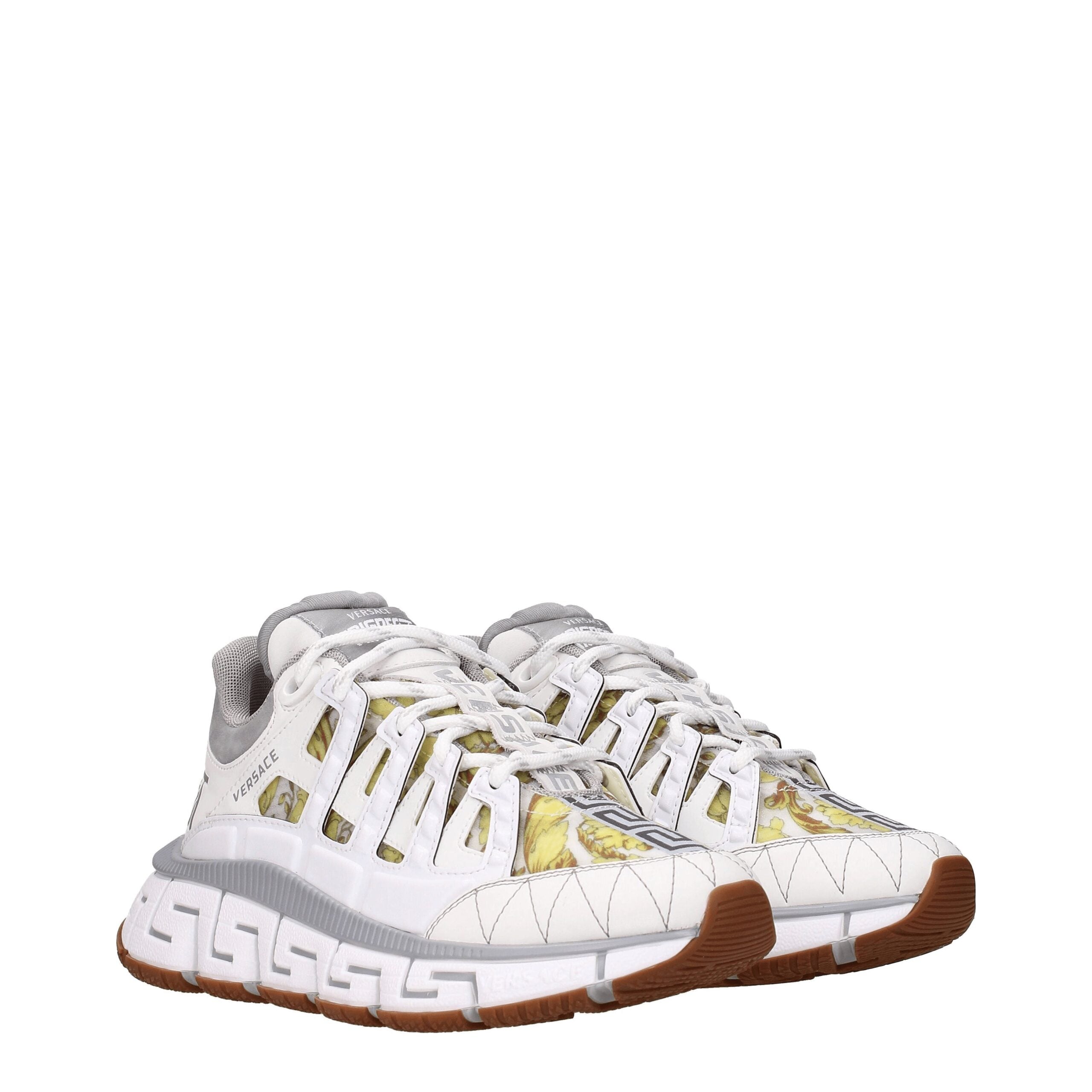 Versace Weiße Leder-Athletic-Sneaker