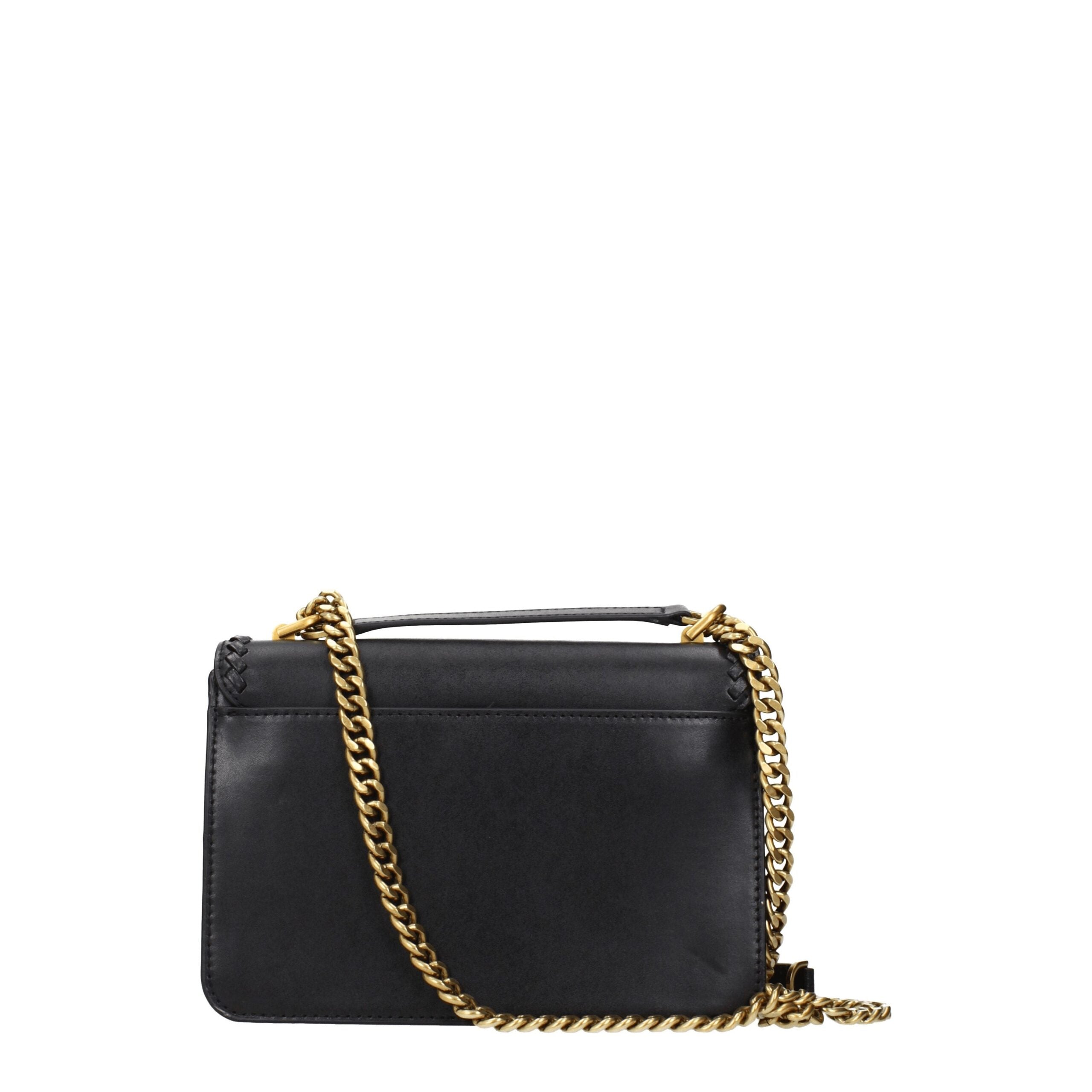 Michael Kors Schwarze Leder Umhängetasche