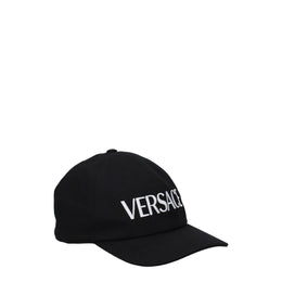 Versace Schwarze Baumwollkappe (Baseball Cap)