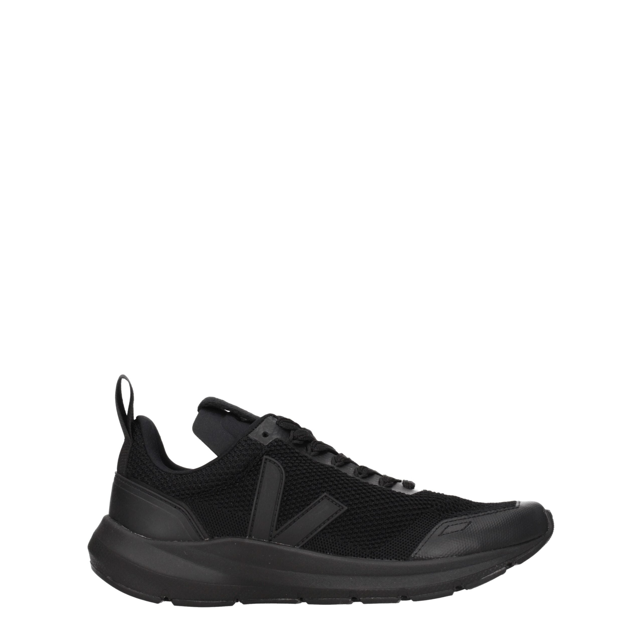 Veja Schwarze Stoff-Sneaker