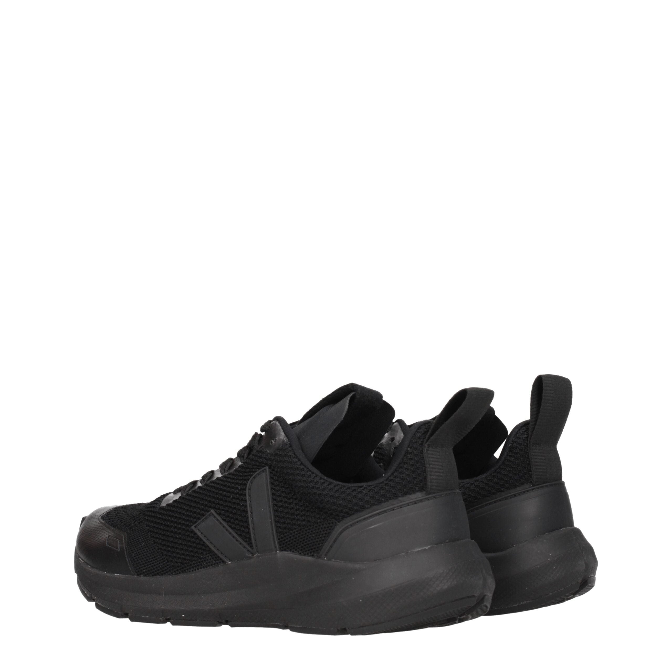 Veja Schwarze Stoff-Sneaker