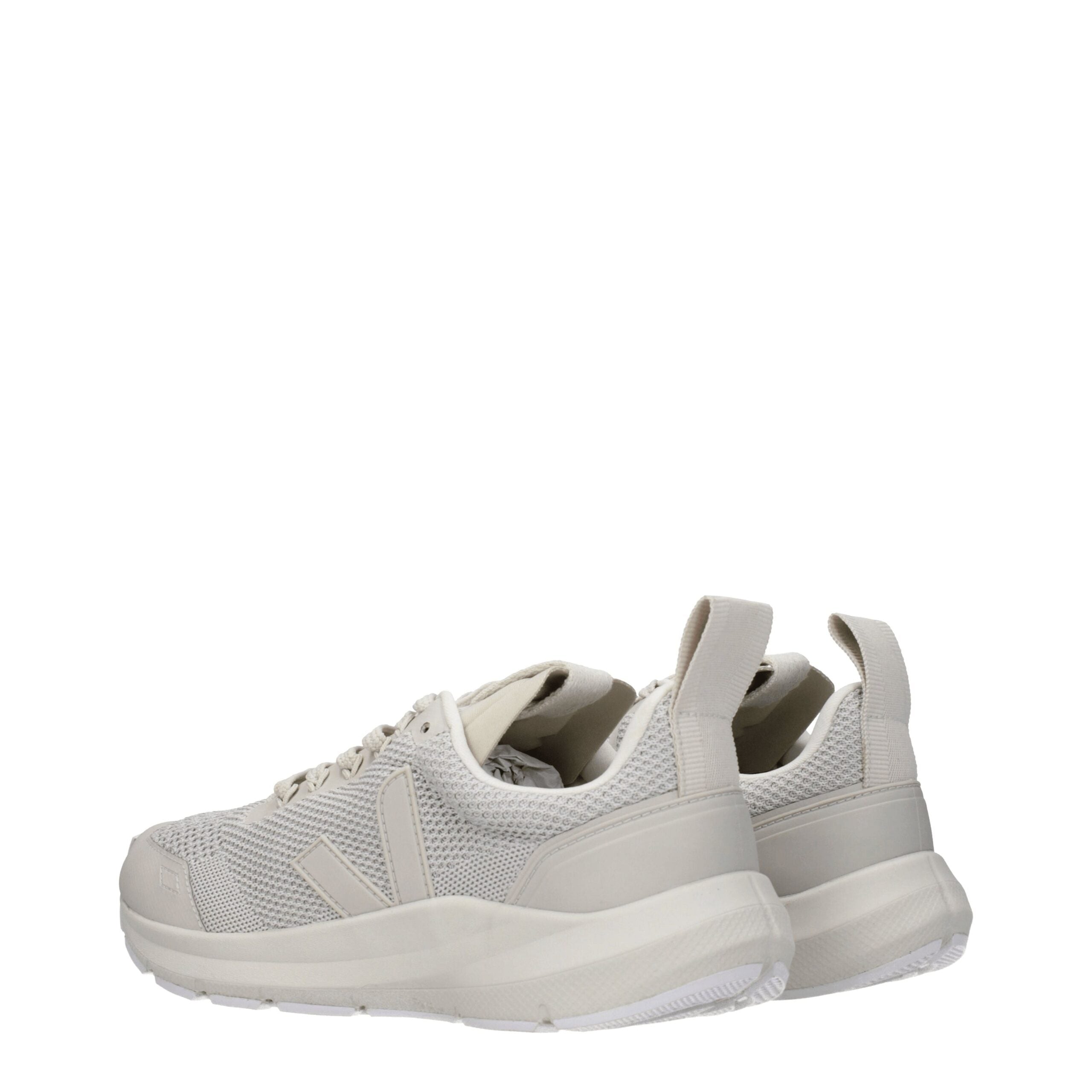 Veja Graue Stoff-Sneaker mit niedrigem Schaft