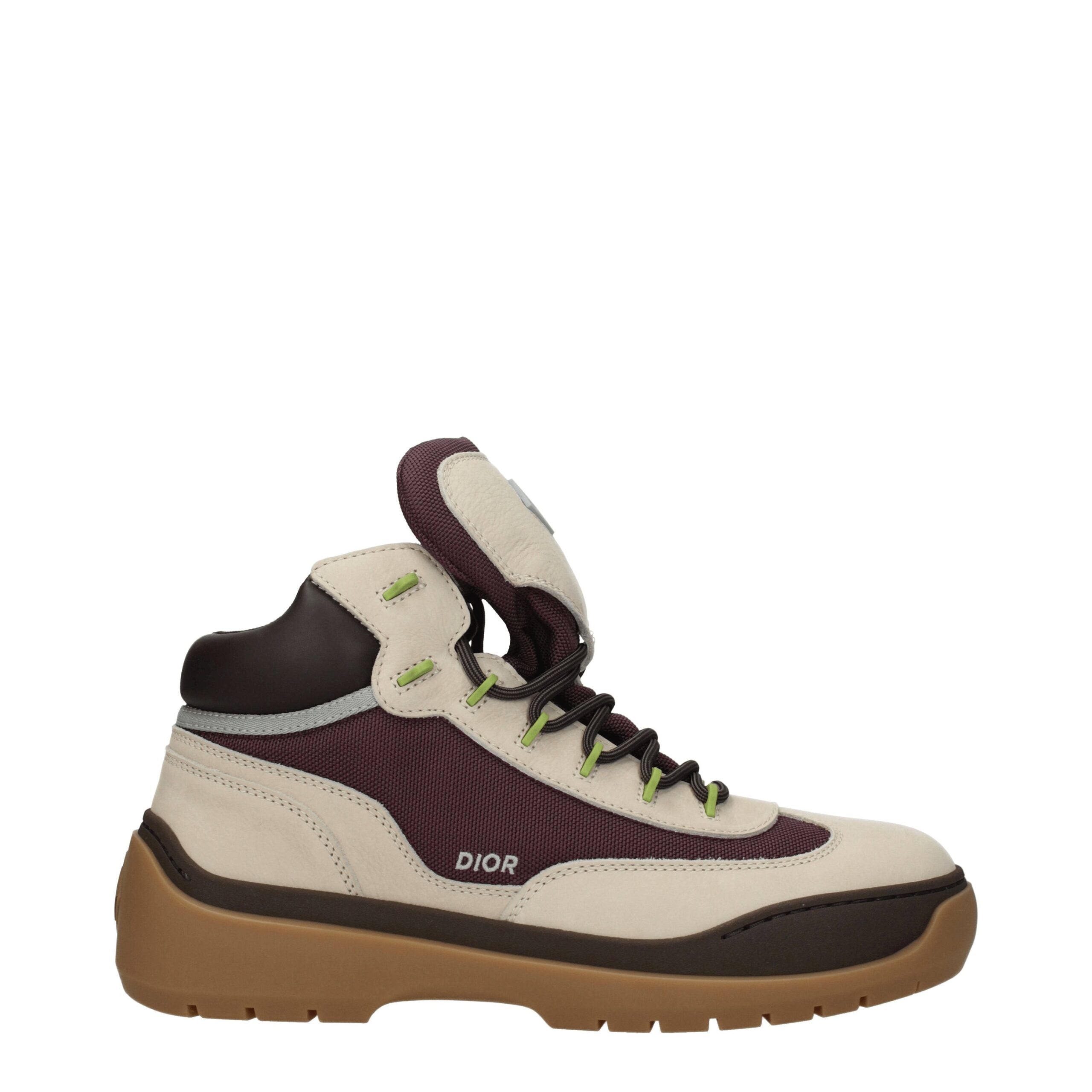 Christian Dior Beige Leder Stiefeletten