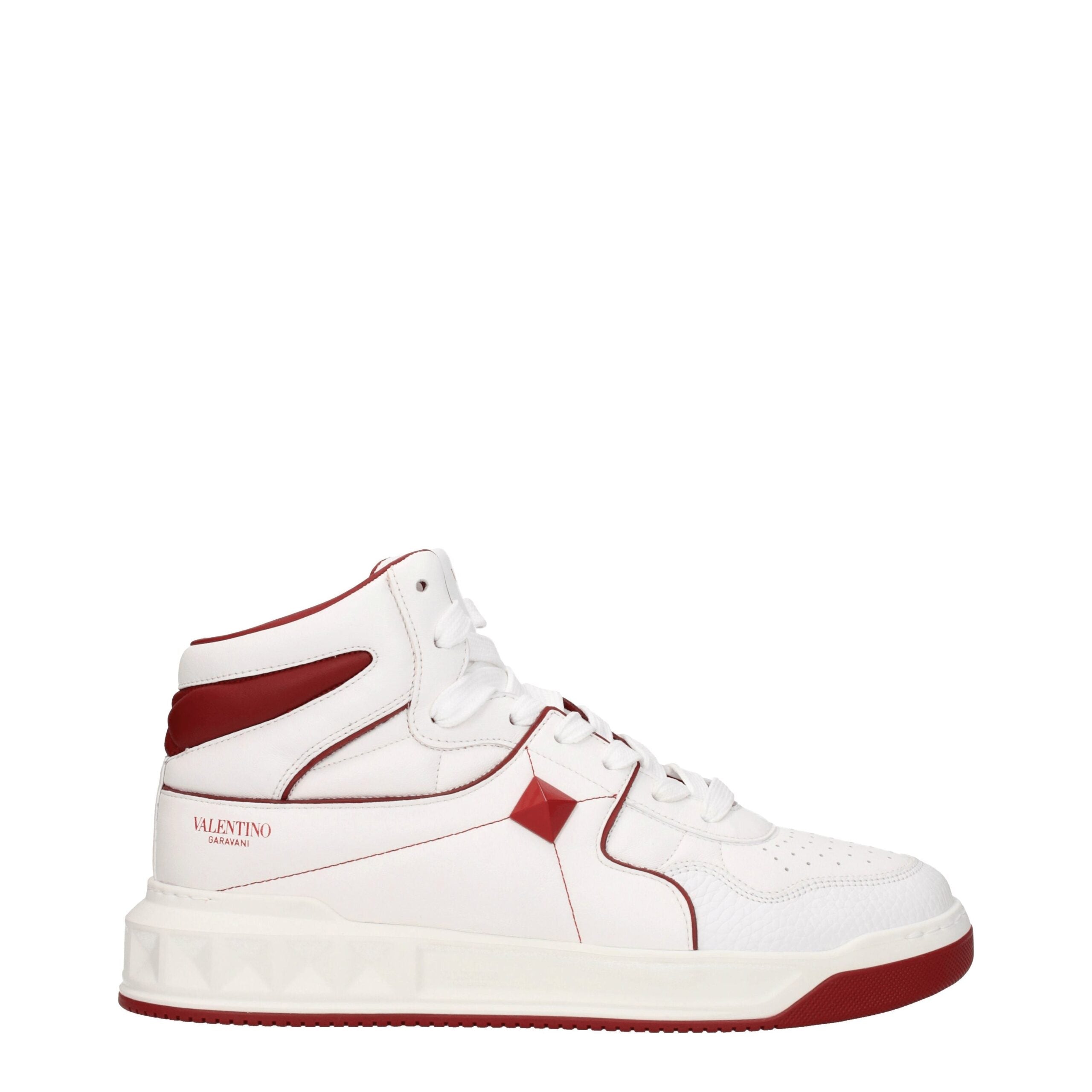 Valentino Garavani Hochwertige High-Top Sneaker aus weißem Leder