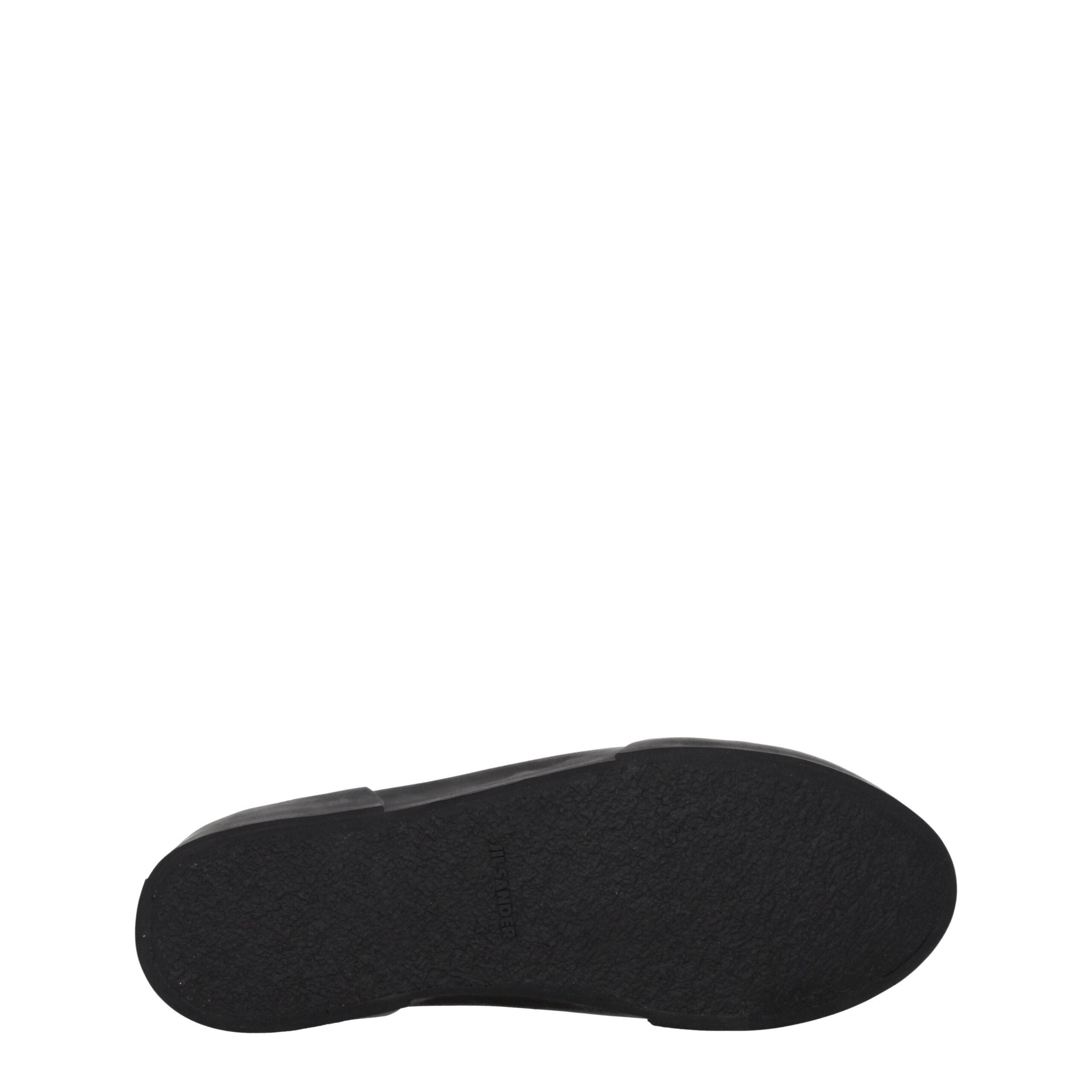 Jil Sander Beigefarbene High-Top-Sneaker aus Stoff