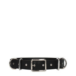 Moschino Schwarzer Ledergürtel