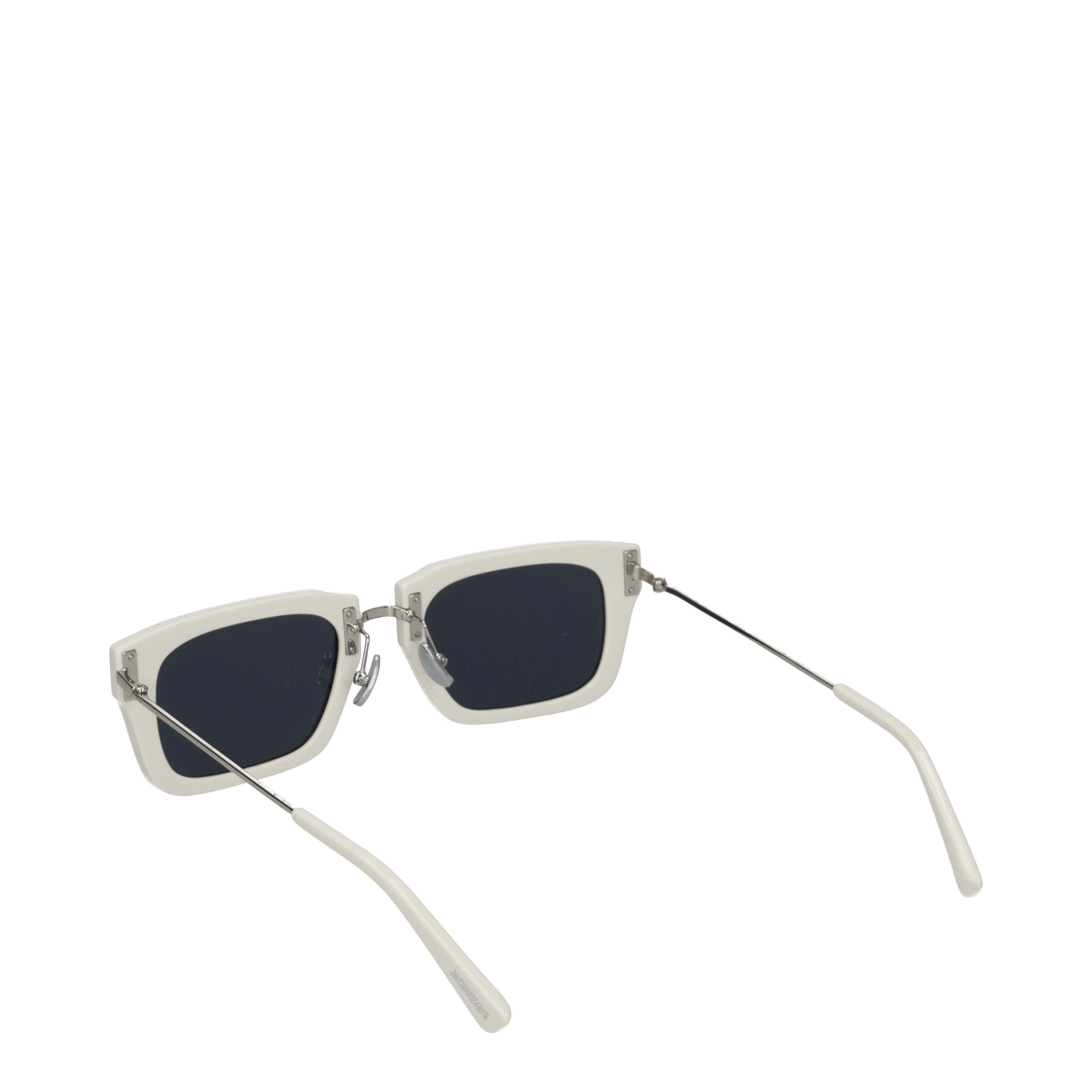Jacquemus Weiße Sonnenbrille aus Acetat