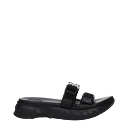 Givenchy Schwarze Stoff-Slipper