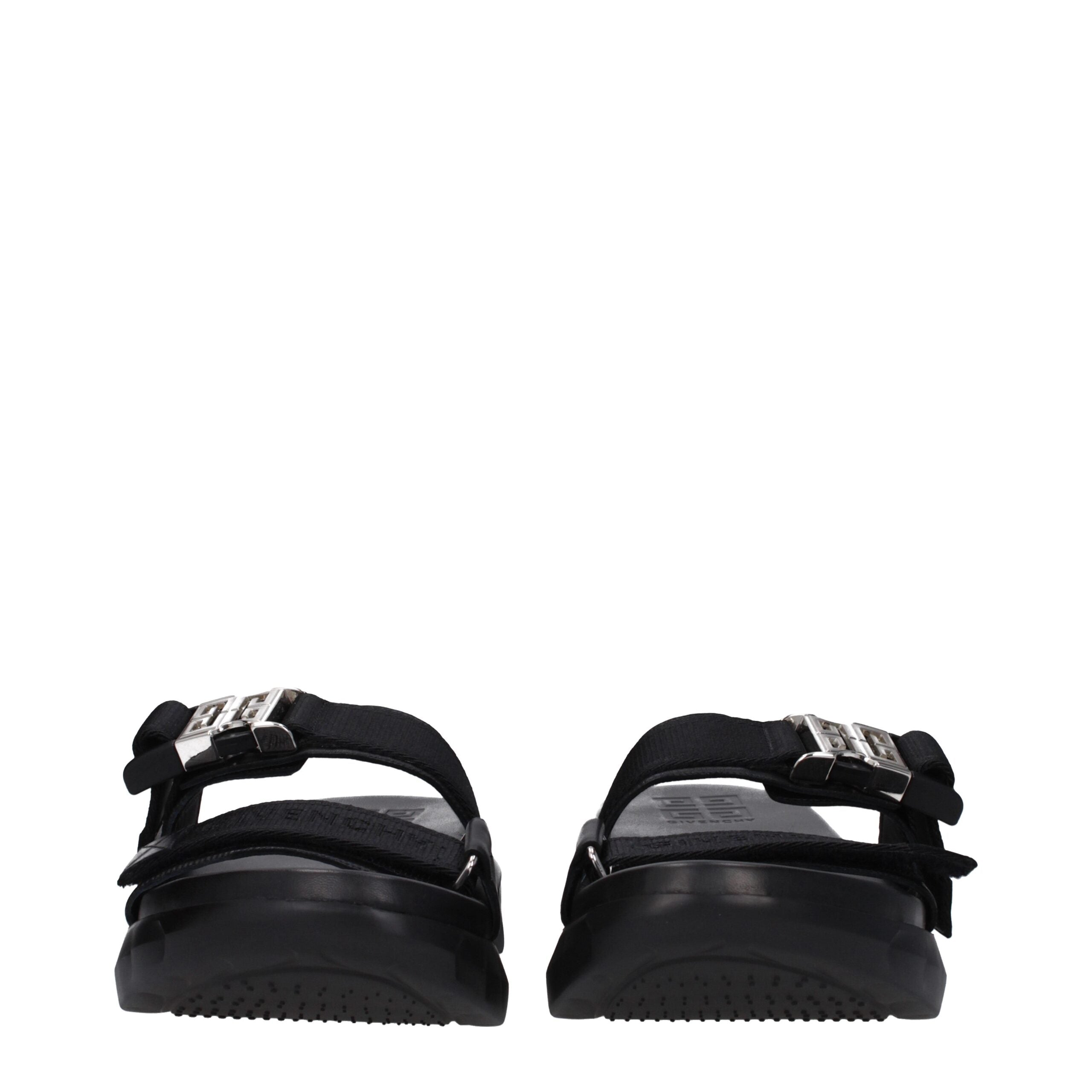 Givenchy Schwarze Stoff-Slipper