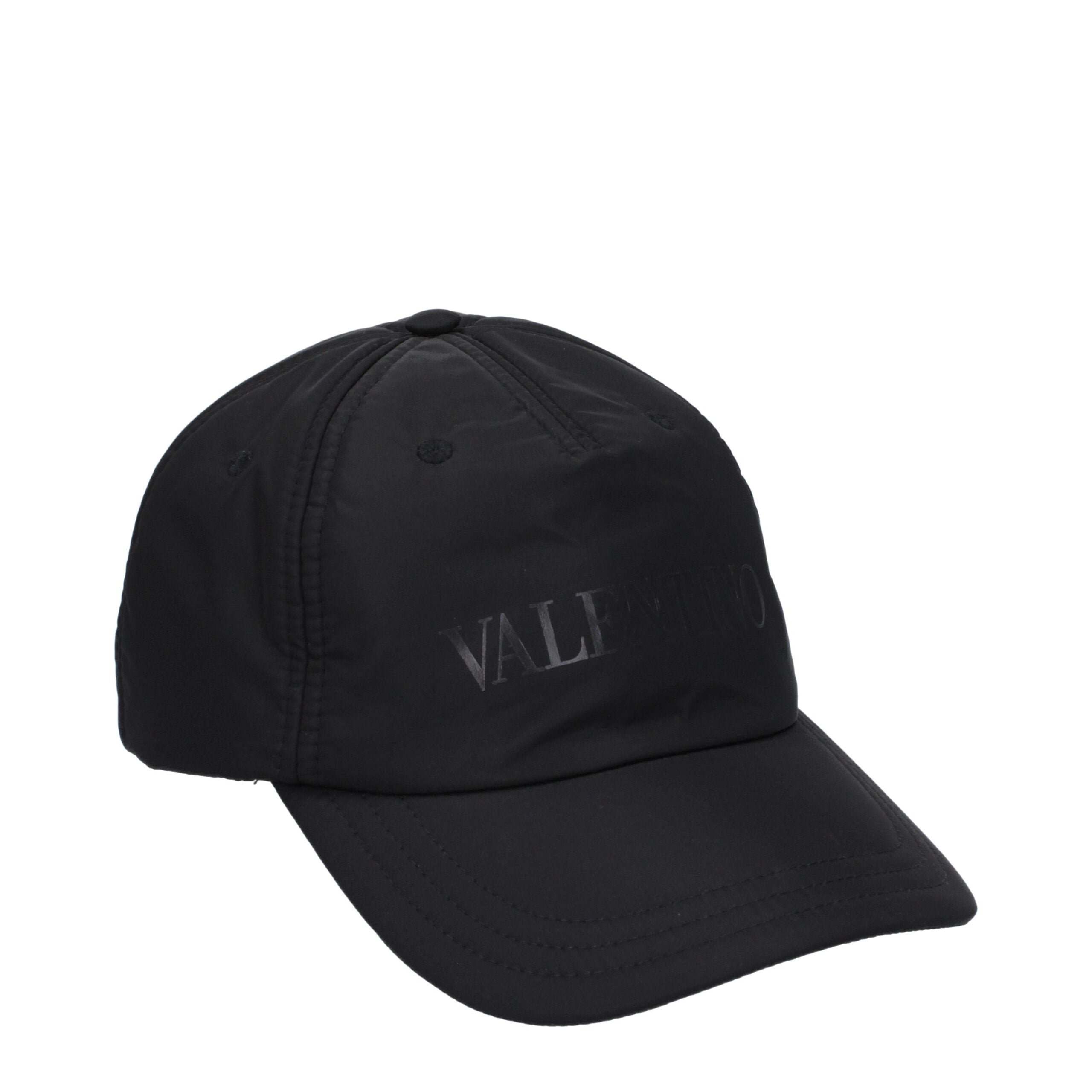 Valentino Garavani Schwarze Polyamid-Kappe (Baseball Cap)
