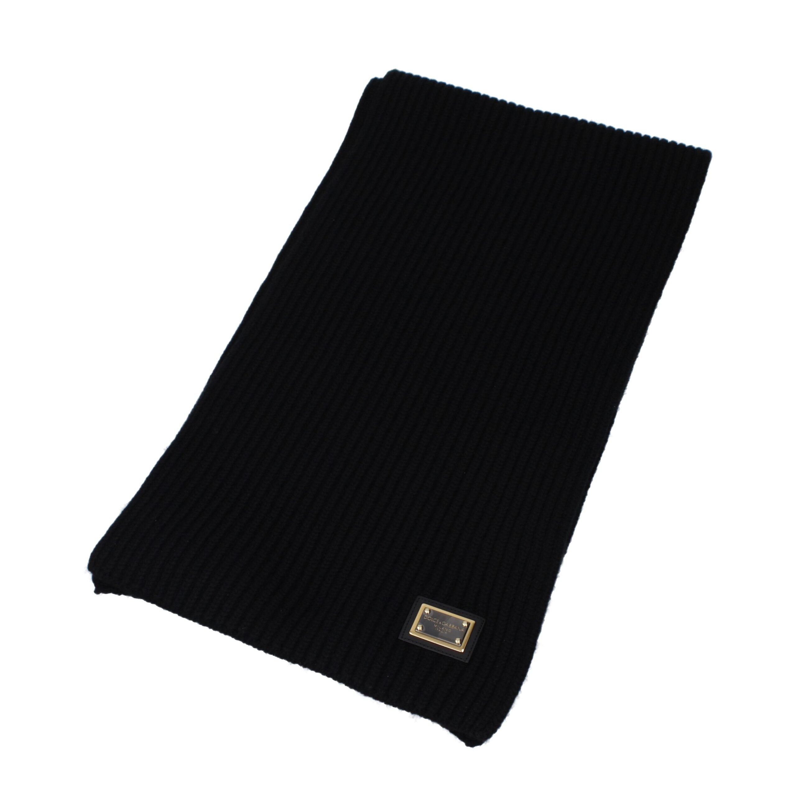 Dolce & Gabbana Schwarzer Kaschmirschal