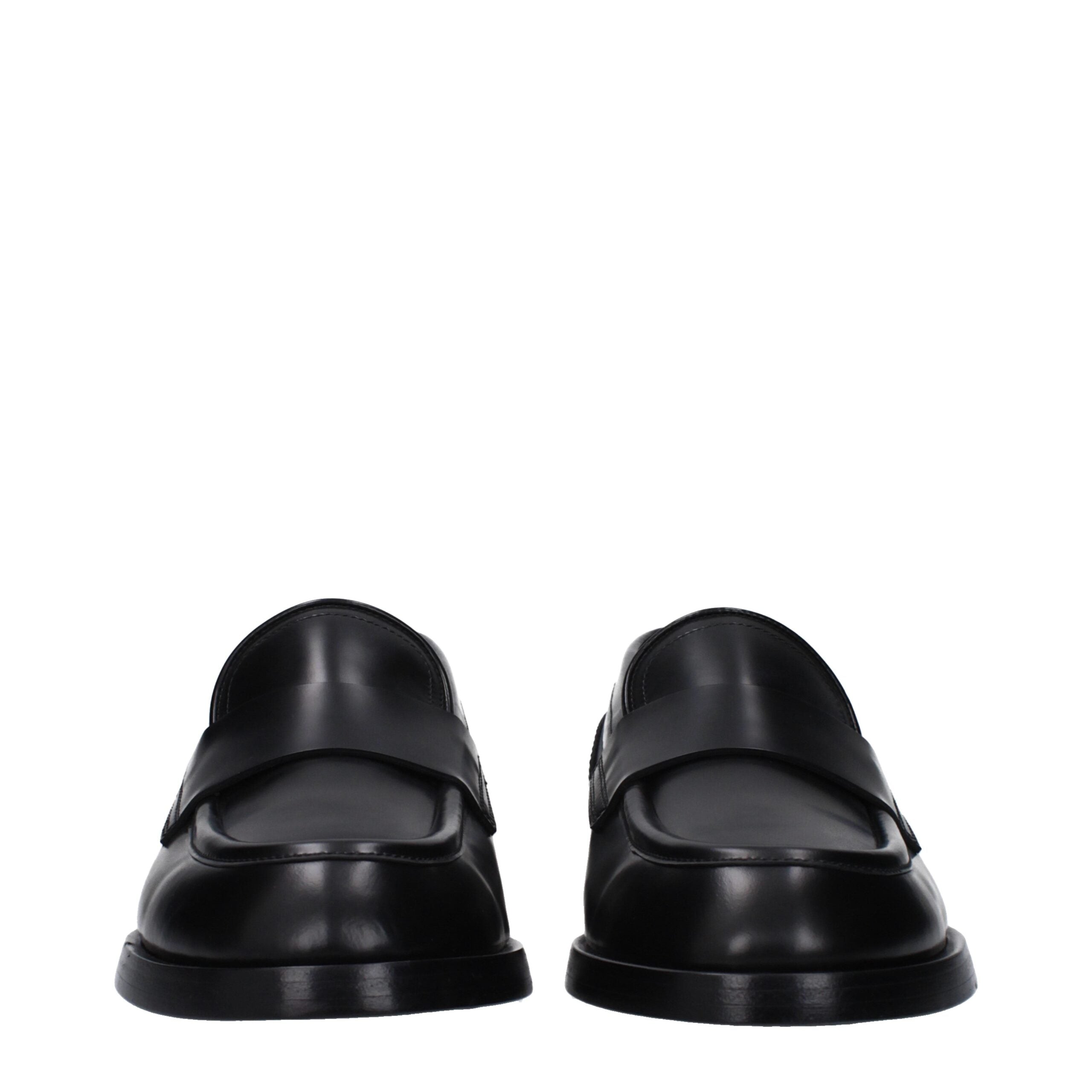 Dolce & Gabbana Schwarze Leder Loafer zum Hineinschlüpfen