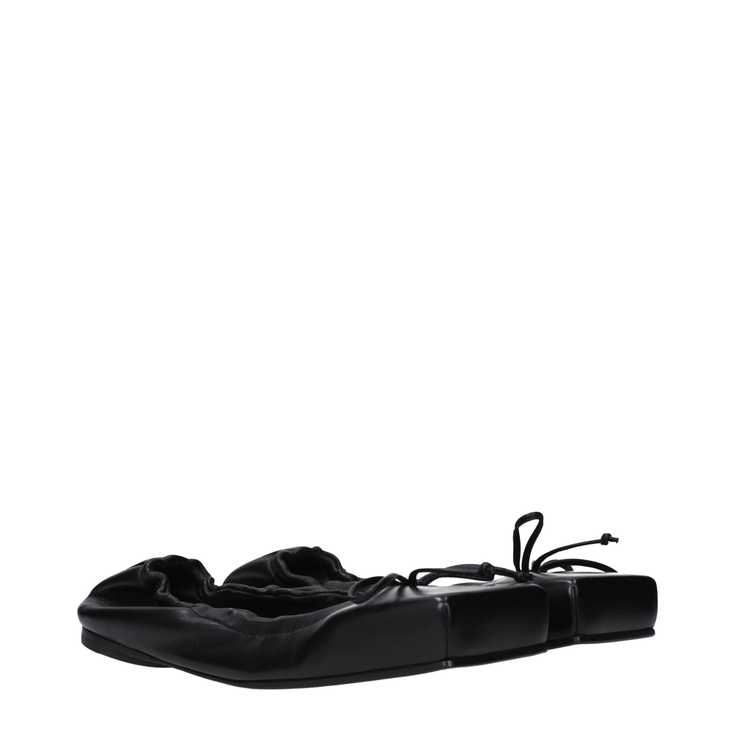 Jacquemus Schwarze Ballerinas aus Leder
