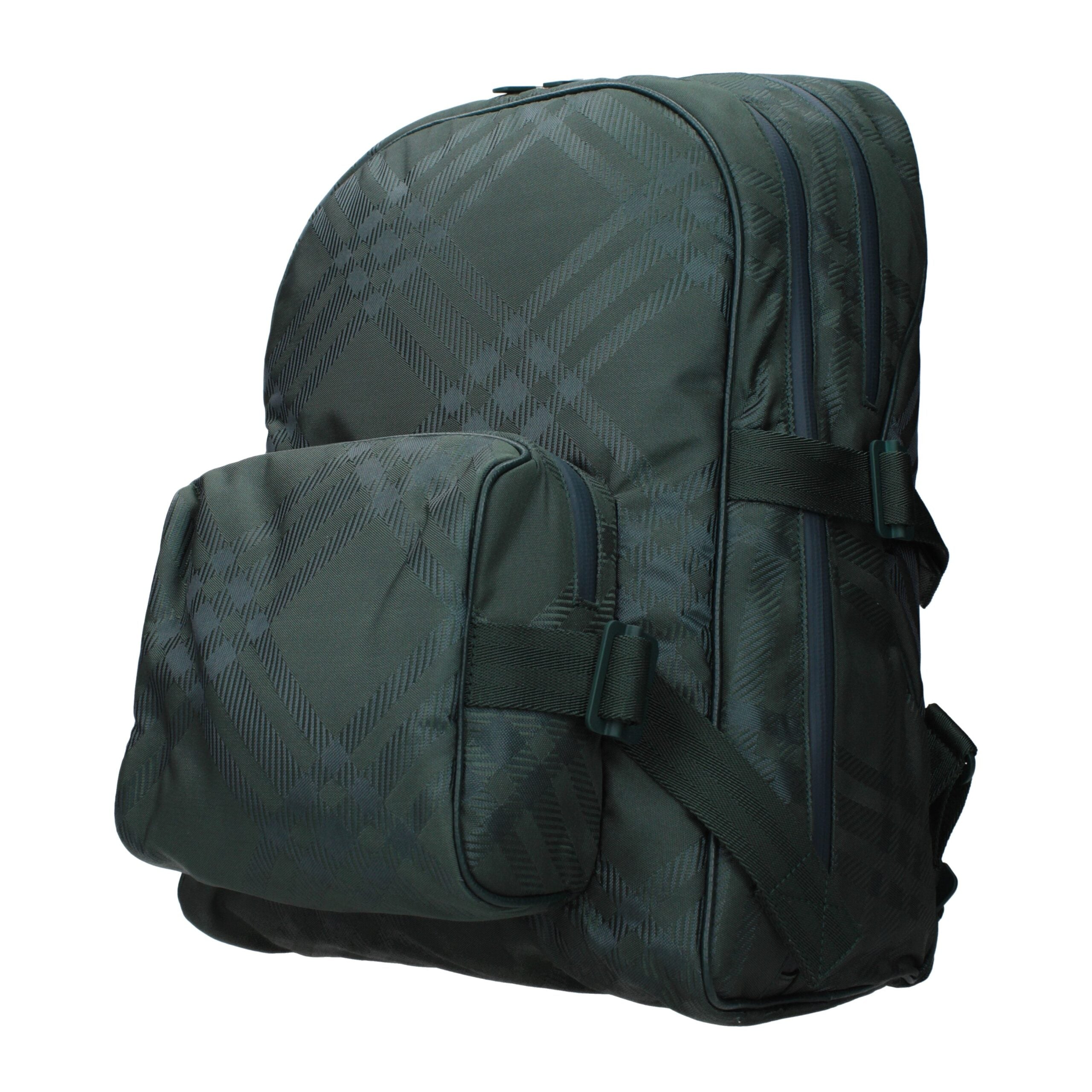 Burberry Grüner Rucksack aus Stoff