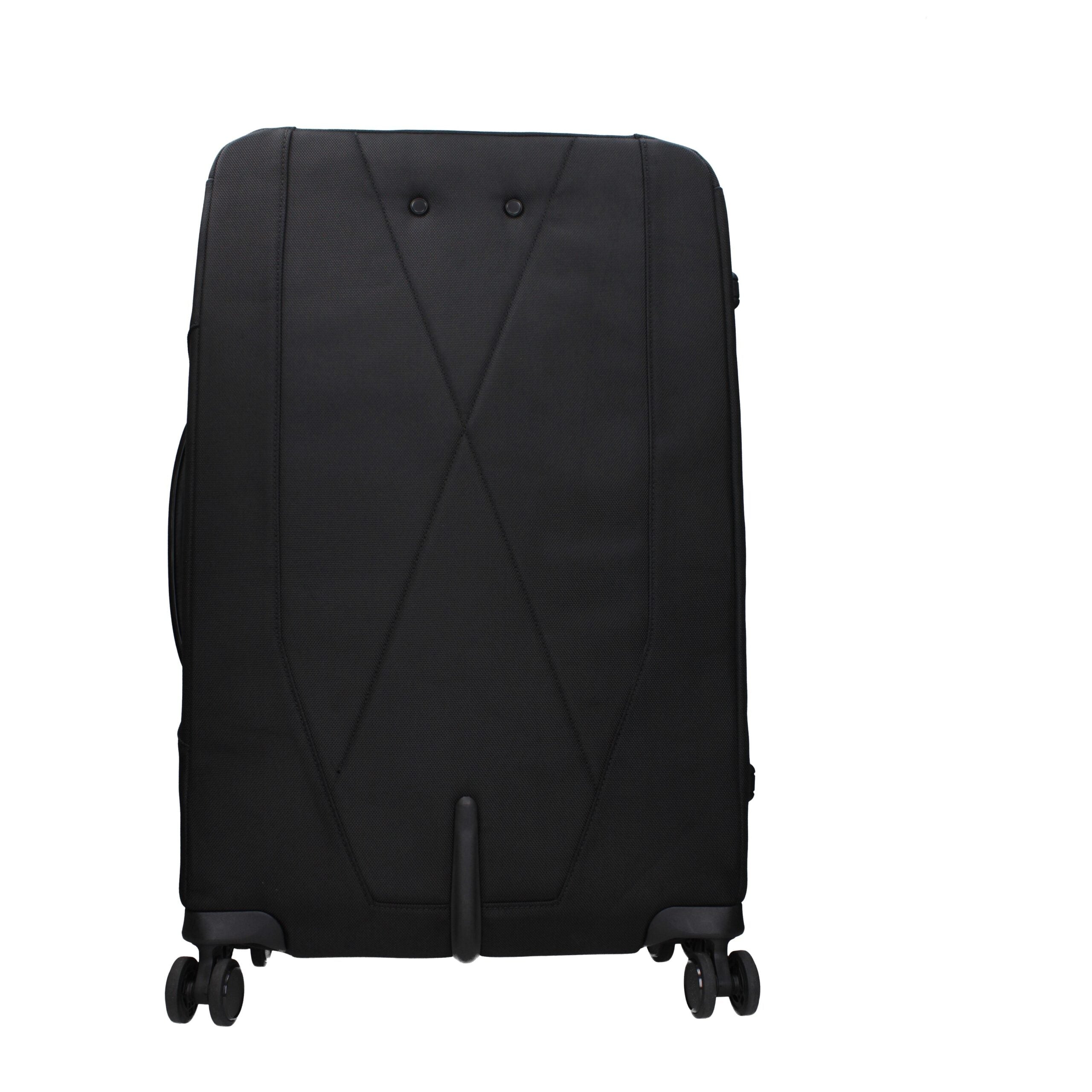 Piquadro Schwarze Stoff-Gepäck- und Reisetasche