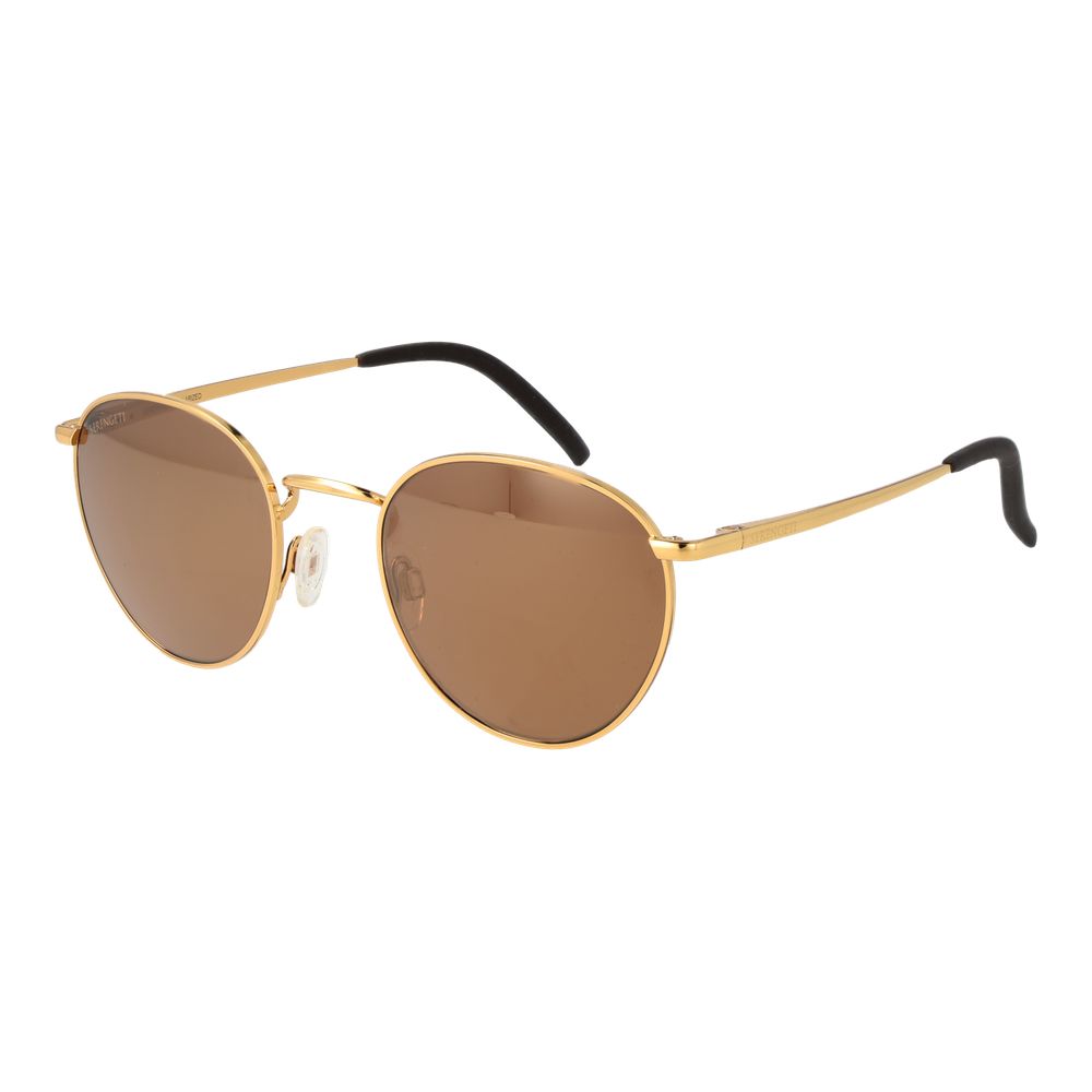 Serengeti Sonnenbrille aus Goldmetall