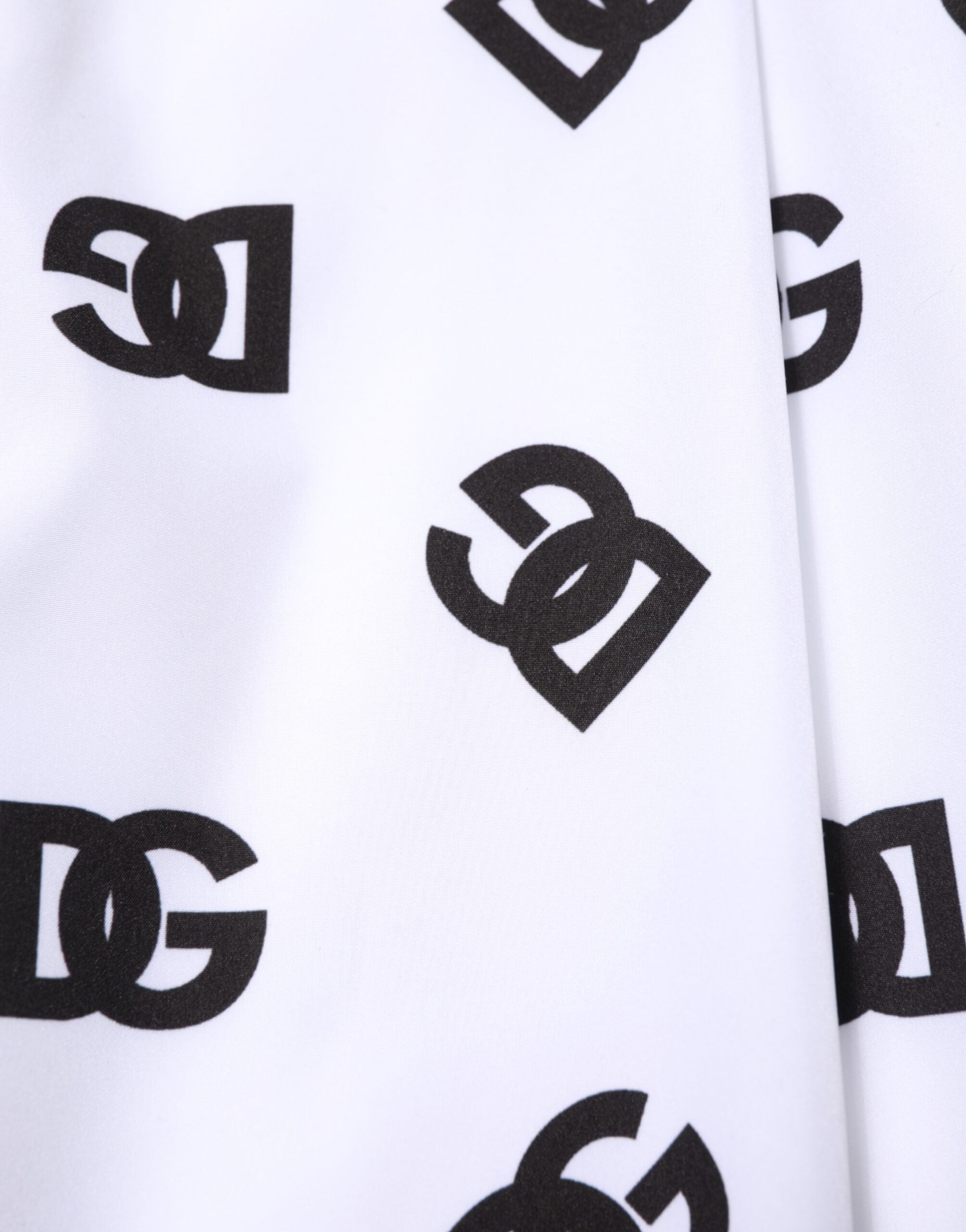 Dolce & Gabbana Weiße Logo-Baumwoll-Skinny-Denim-Hose