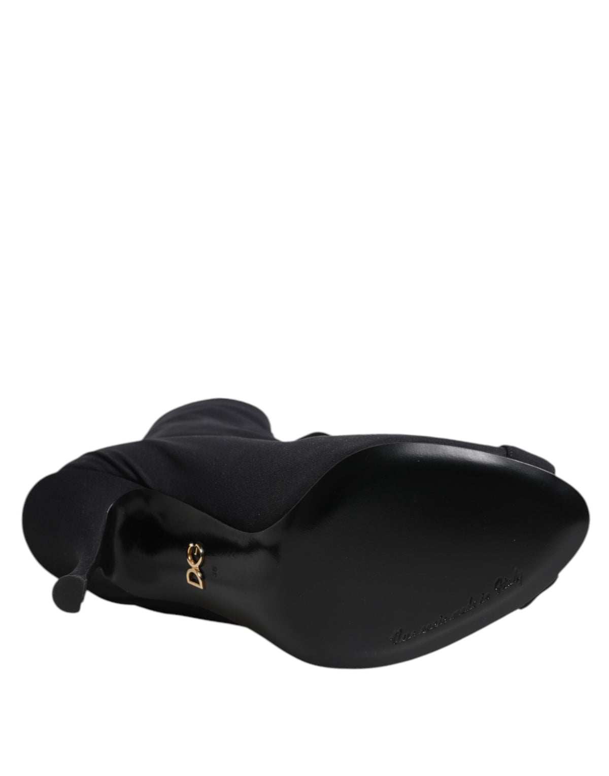 Dolce & Gabbana Schwarze Stiletto-High-Heels mit Schnürung