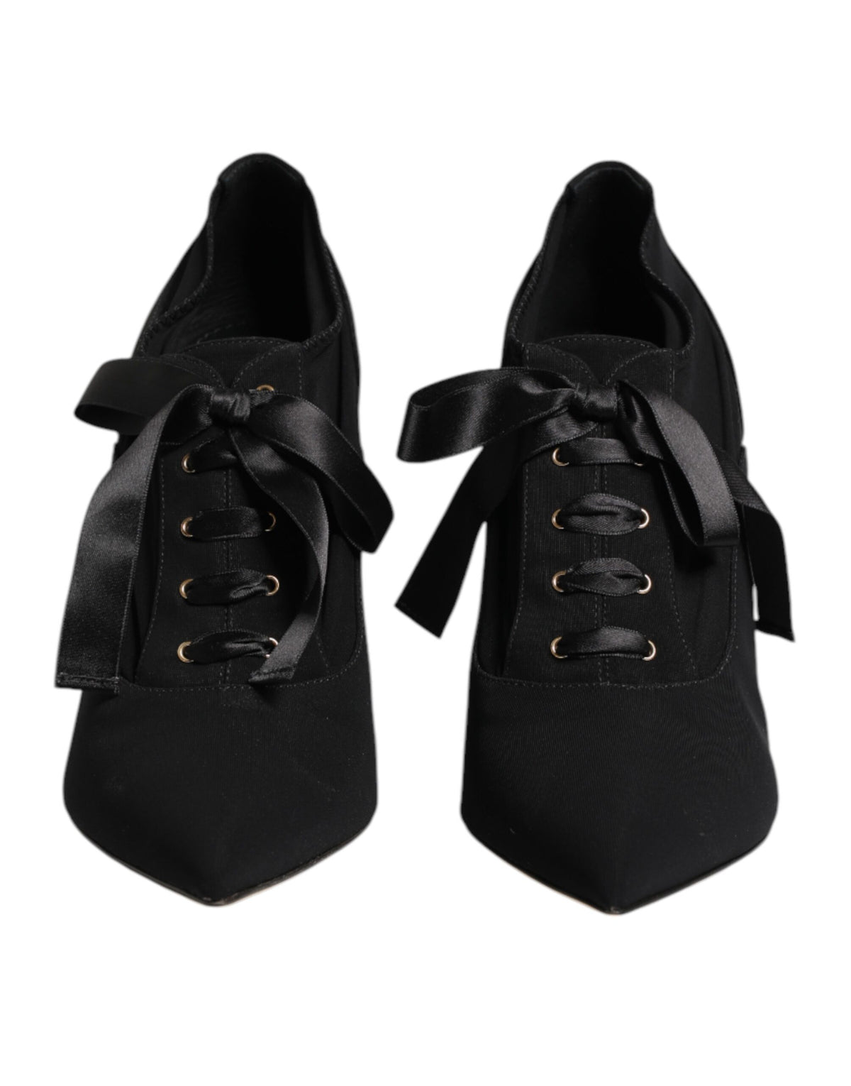 Dolce & Gabbana Schwarze Spitze Stiletto Heels Pumps Schuhe