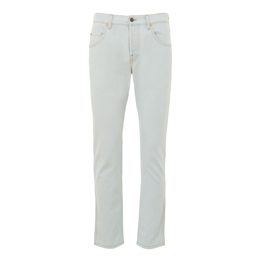 Gucci Blaue Baumwolljeans im Relaxed Fit