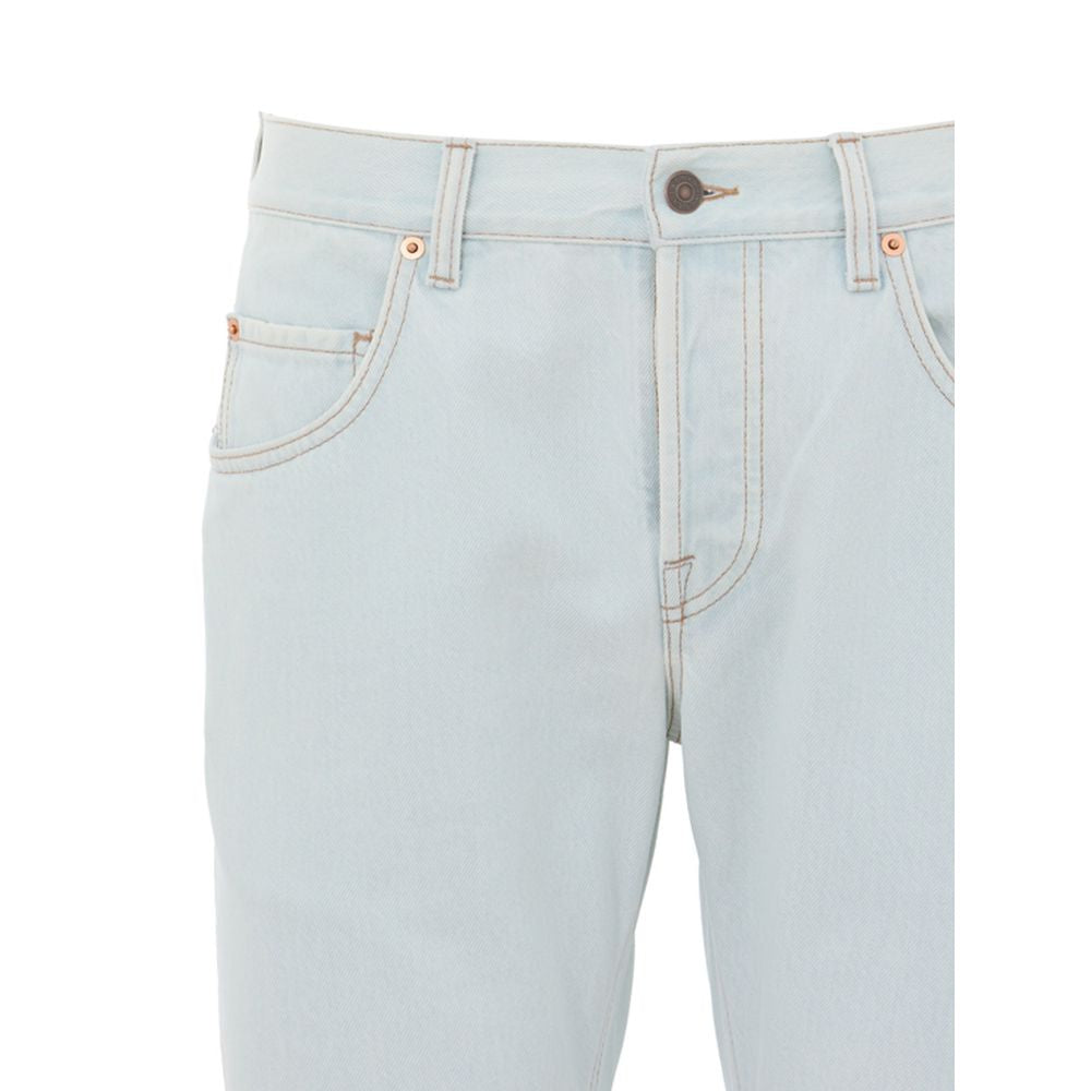 Gucci Blaue Baumwolljeans im Relaxed Fit