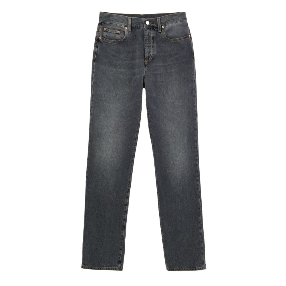 Gucci Graue Jeans aus Baumwolle im Relaxed Fit
