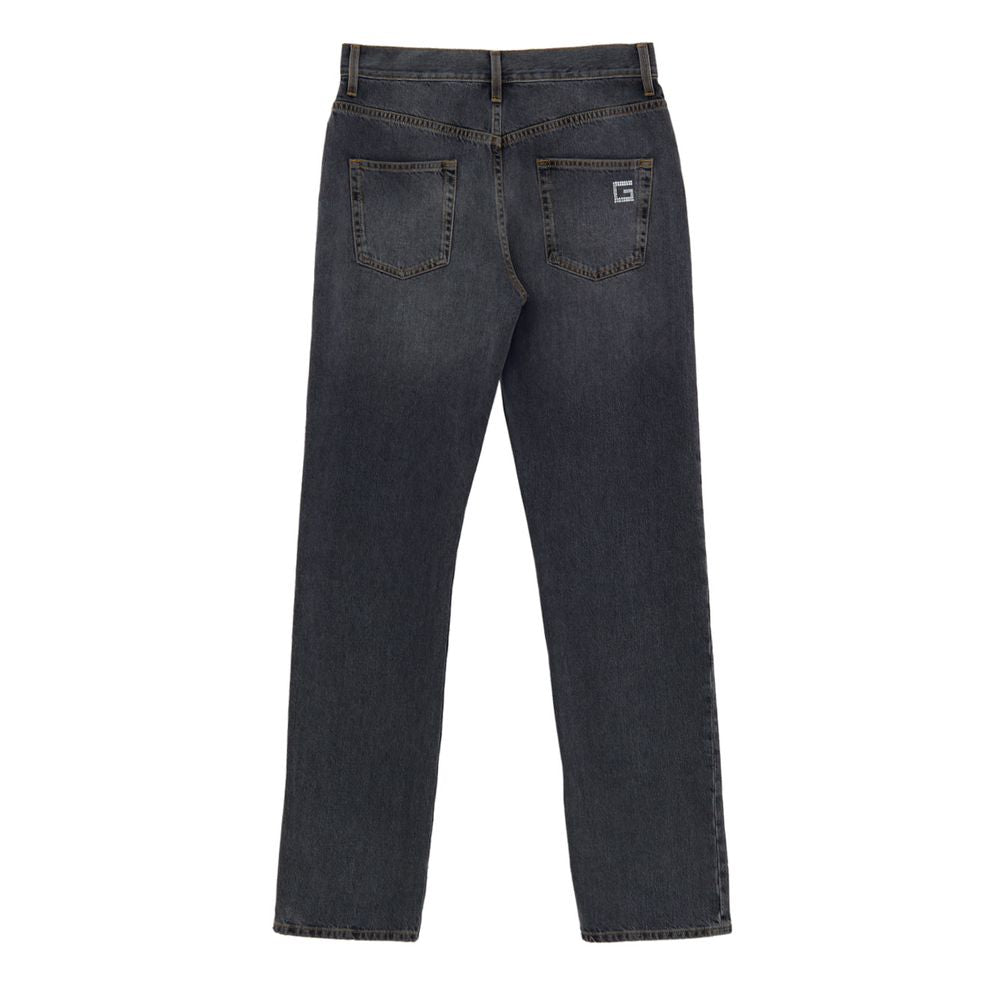 Gucci Graue Jeans aus Baumwolle im Relaxed Fit