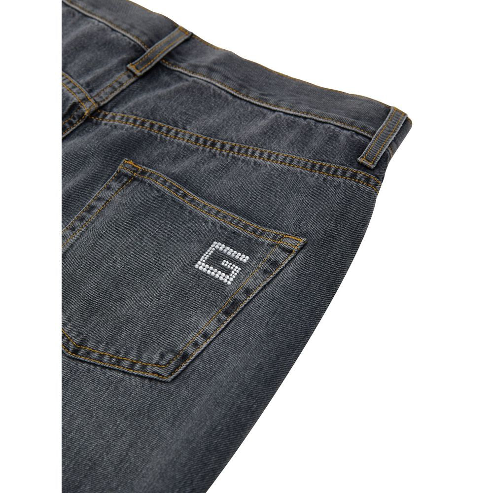 Gucci Graue Jeans aus Baumwolle im Relaxed Fit