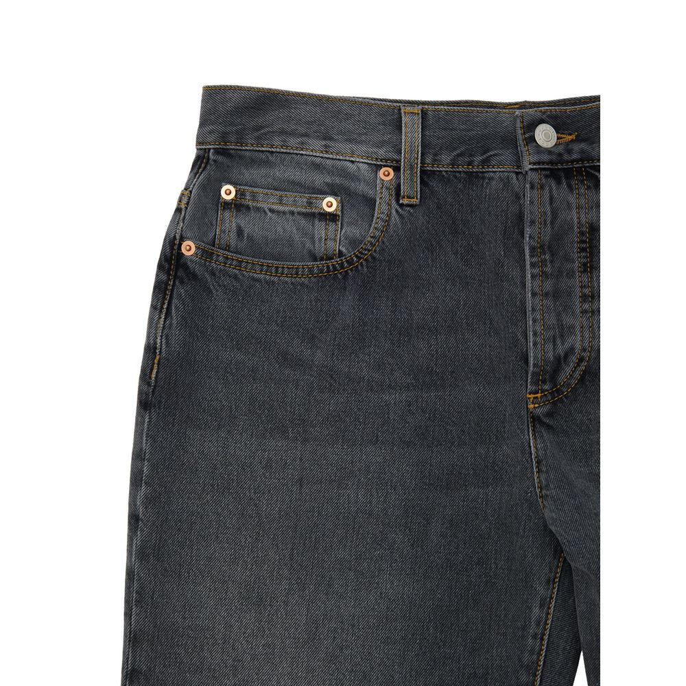 Gucci Graue Jeans aus Baumwolle im Relaxed Fit